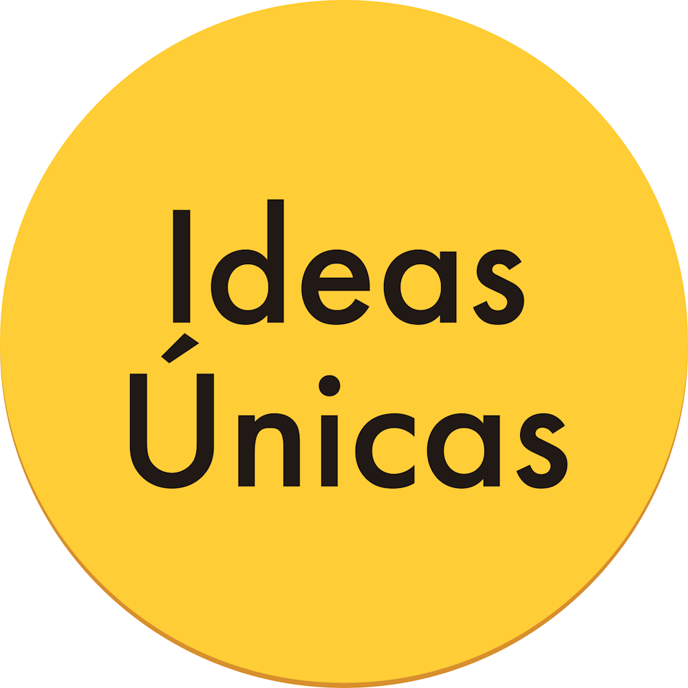 Circulo amarillo con la leyenda, Ideas únicas