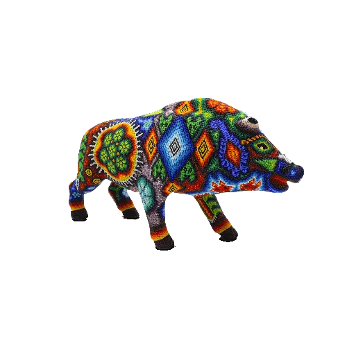 Figura Jabali con chaquira